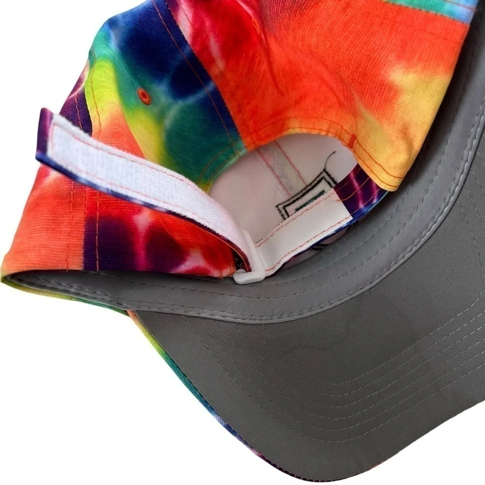 KILLINGTON BEAST OF THE EAST TIE-DYE NEON LOGO ADJUSTABLE BASEBALL HAT CAP